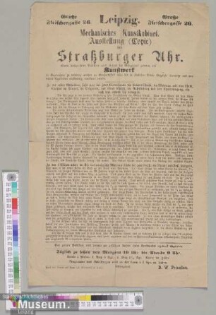 Leipzig. Mechanisches Kunstkabinet