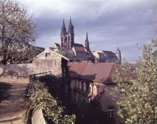 Meißen. Blick zum Burgberg