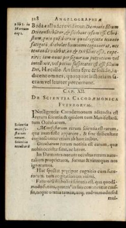 Cap. XII. De Scientia Cacodaemonica Futurorum