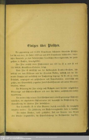 Einiges über Pieschen