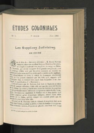 Les Supplices Judicaires.