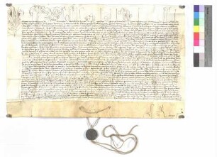 Bulle über die Aufschwörung des Ellwanger Kapitularen Hieronymus Friedrich von Freyberg.