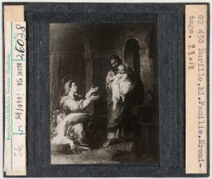 Bartolomé Estéban Murillo: Heilige Familie. Leningrad, Eremitage (Stoedtner-Nr. 82438)