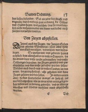 Von Ziegen abzustellen.