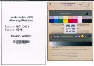 Entnazifizierung Wilhelm Kausch, geb. 30.09.1887 (Arbeiter)