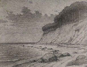 "Steilküste bei Dänisch-Nienhof."