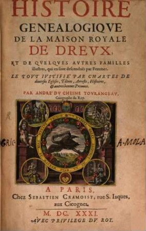 Histoire généalogique de la maison de Dreux de Bar le Duc, de Luxembourg et de Limbourg, Du Plessis de Richelieu, de Broyes et de Chasteauvillain