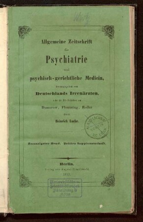Irren-Gesetze und Verordnungen in Preussen