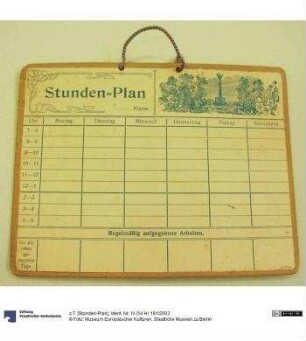 o.T. [Stunden-Plan]