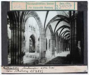 Straßburg: Münster, Inneres von Südwesten