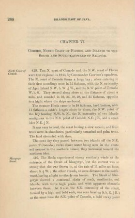 Chapter VI. Comodo, north coast of Flores, and islands to the south and south-eastward of Salayer
