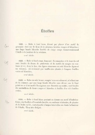 Étoffes