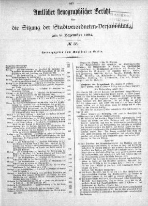No. 38, 08.12.1904