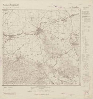 4131 Derenburg, Topographische Karte 1:25000 (4cm - Karte)