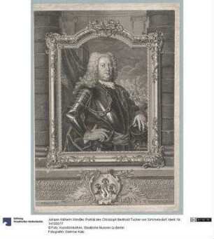 Porträt des Christoph Berthold Tucher von Simmelsdorf