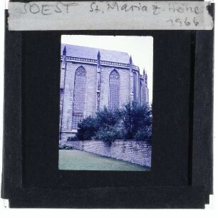 Soest, St. Maria zur Wiese : Außenansicht von S, Chor