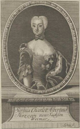 Bildnis der Sophia Charlotta Albertina