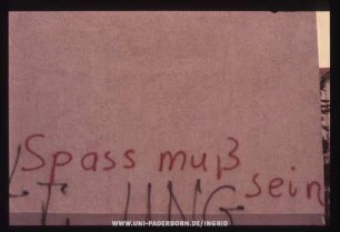 Spass muß sein