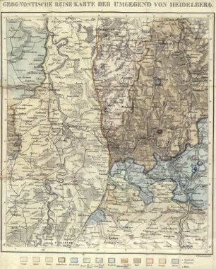 Geognostische Reise-Karte der Umgegend von Heidelberg