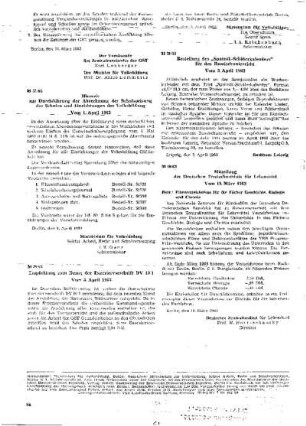 Mitteilung des Deutschen Zentralinstituts für Lehrmittel : 40/63 vom 19. März 1963 ; [Mitteilungen]