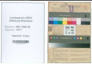 Entnazifizierung Franz Heinrich , geb. 05.12.1904 (Ingenieur)