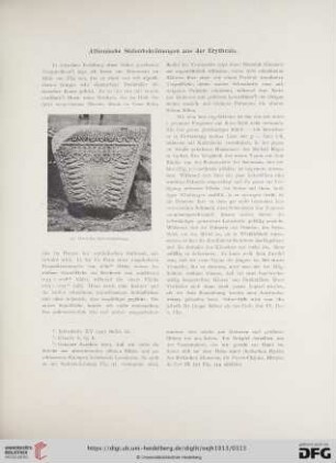 16: Altionische Stelenbekrönungen aus der Erythraia