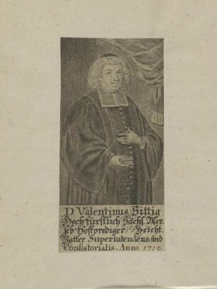 Bildnis des Valentinus Sittig