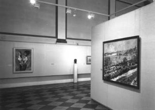 Dresden. Ausstellung "Aus den Depots der Neuen Meister", Albertinum, 5.8.-5.10.1997. Mosaiksaal (F. Bondzin, E. Hassebrauk)
