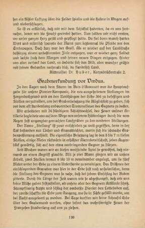 Grabenerkundung vor Verdun.