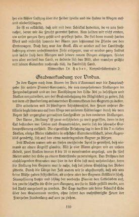 Grabenerkundung vor Verdun.