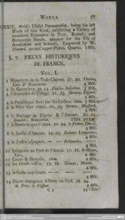 §. 7. Pieces Historiques De France