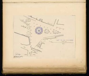 Gefallenendenkmal, Mühlhausen Monatskonkurrenz August 1878: Lageplan 1:500; 2 Maßstabsleisten