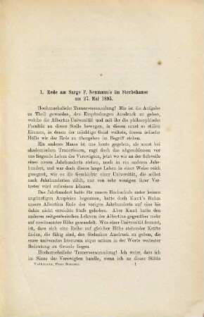 Franz Neumann : * 11. September 1798, † 23. Mai 1895 ; ein Beitrag zur Geschichte deutscher Wissenschaft ; dem Andenken an den Altmeister der mathematischen Physik gewidmete Blätter ; unter Benutzung einer Reihe von authentischen Quellen
