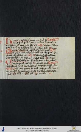 Eingebundener Zettel mit handschriftlichen Ergänzungen