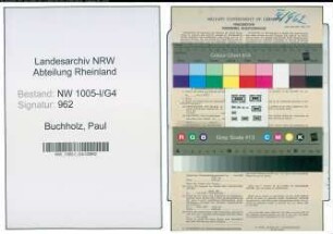 Entnazifizierung Paul Buchholz , geb. 29.09.1920 ()
