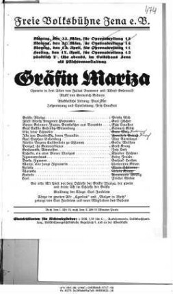 Gräfin Mariza