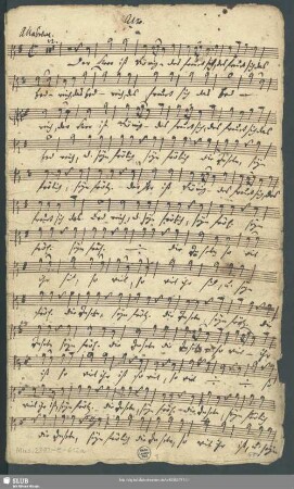 Stimmensatz [Schreiber: Opitz, J. S.]