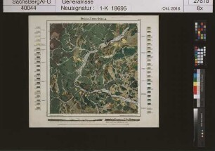 Geologische Spezialkarte von Sachsen (mit russischer Legende)