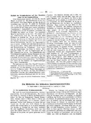 Die Methoden des biblischen Geschichtsunterrichts : (Fortsetzung)