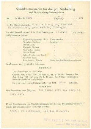 Gehringer, Richard
