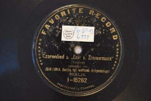 Czarenlied a. "Czar u. Zimmermann" (Es-dur) / [Albert Lortzing]