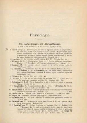 Physiologie
