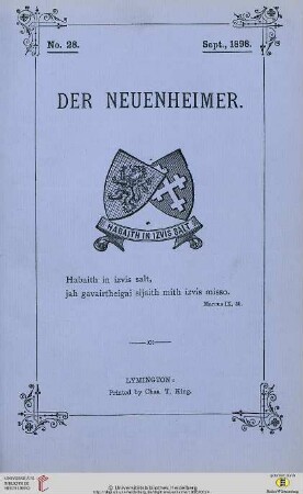 Heft Nr. 28 (September)