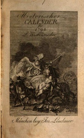 Historischer Calender. 1798
