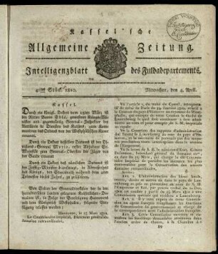 40tes Stueck, Mitwochen, den 4. April 1810