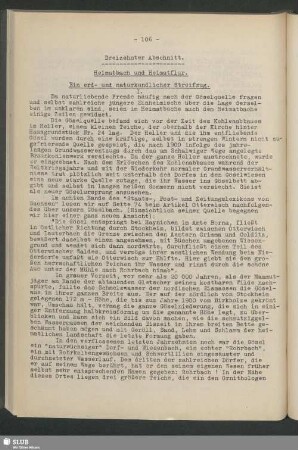 Dreizehnter Abschnitt. Heimatbach und Heimatflur
