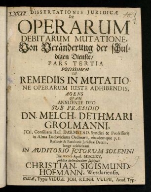 1r-66, Dissertationis Juridicae
