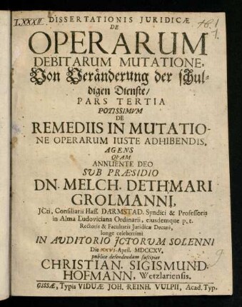1r-66, Dissertationis Juridicae