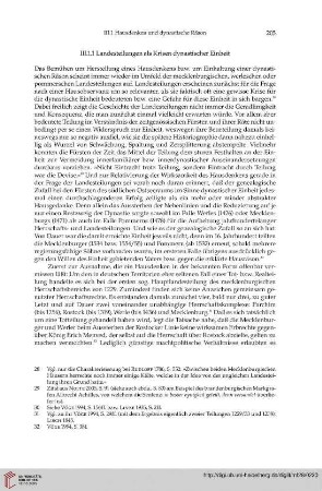 III.1.1 Landesteilungen als Krisen dynastischer Einheit