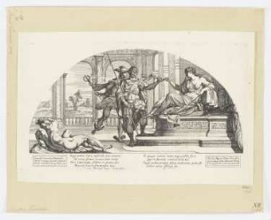 Perseus und Kirke, aus: "Fresken der Camerino Farnese"